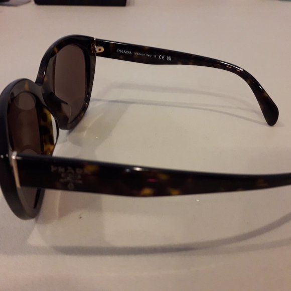 Prada Women's Sunglasses SPR 16X-F 59 16X-F 59 16 2AU-8C1 140 3N Havana Brown - Picture 13 of 16